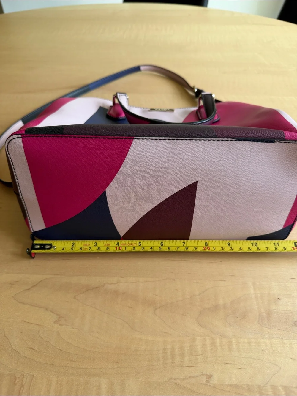 KATE SPADE Laurel Way Geo Spotlight Evangelie Satchel with Crossbody Strap